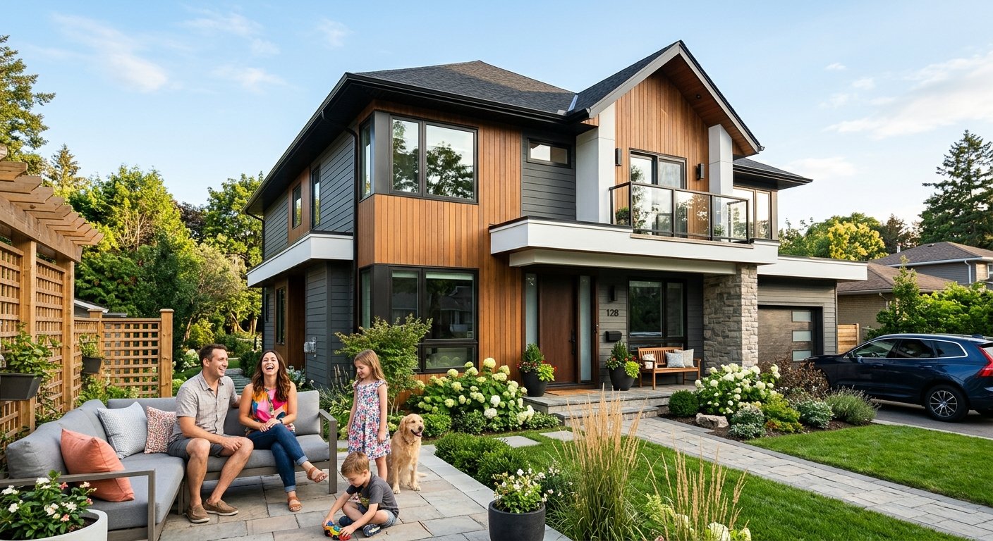 Modern family home